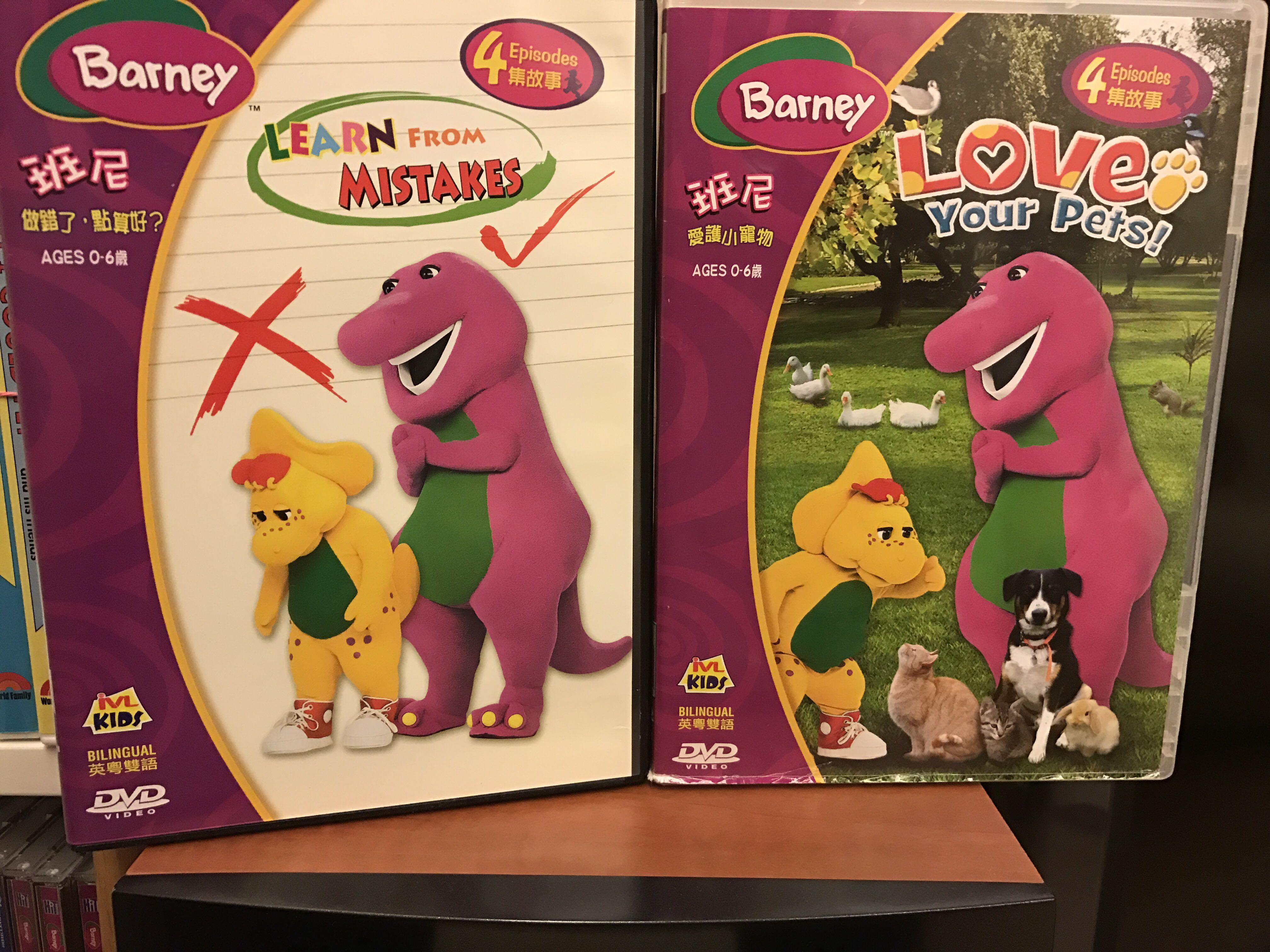 Barney DVD, 興趣及遊戲, 音樂、樂器& 配件, 音樂與媒體- CD 及DVD