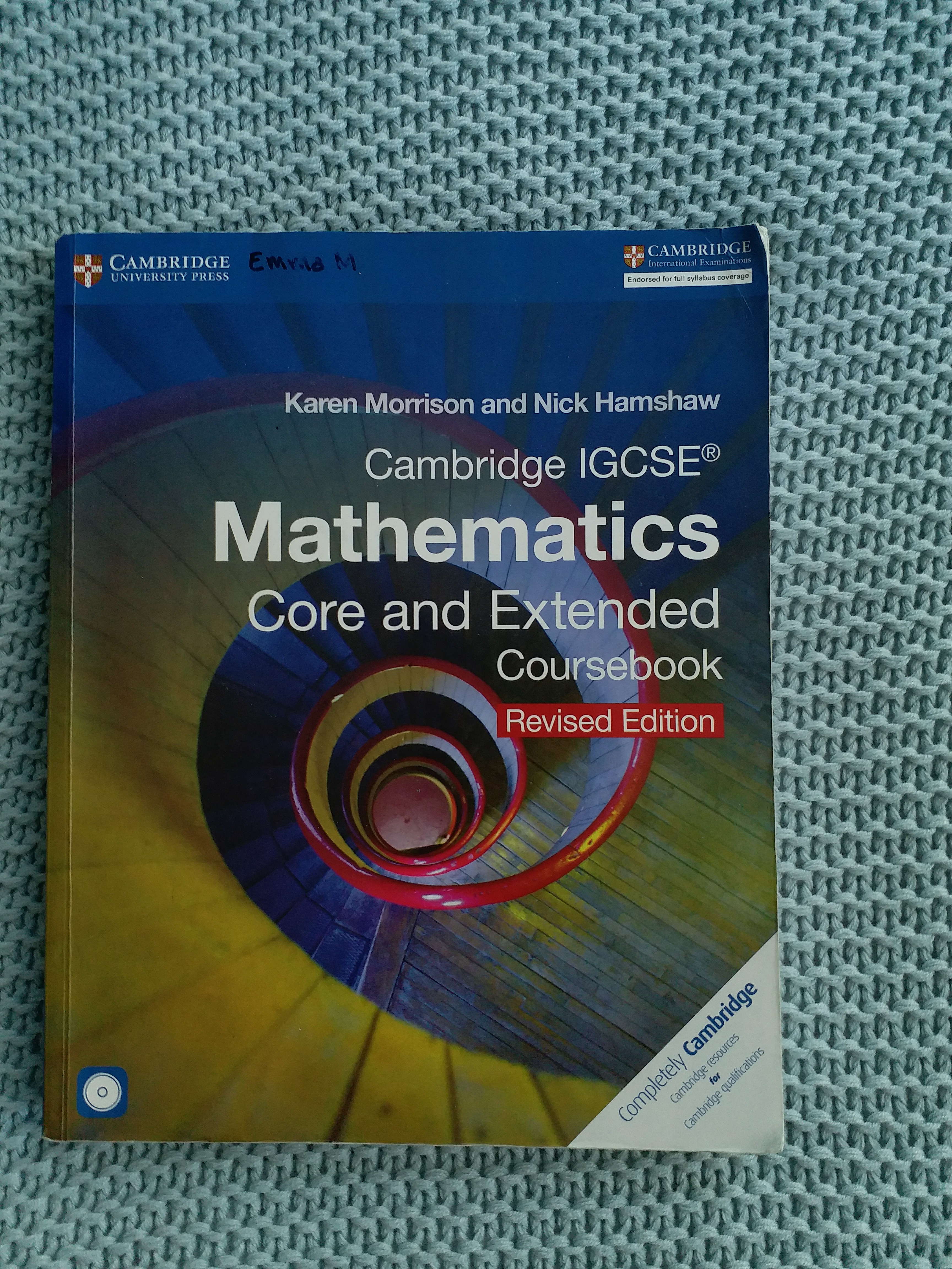 Cambridge Igcse Mathematics Core And Extended Coursebook Revised Edition Textbooks On Carousell