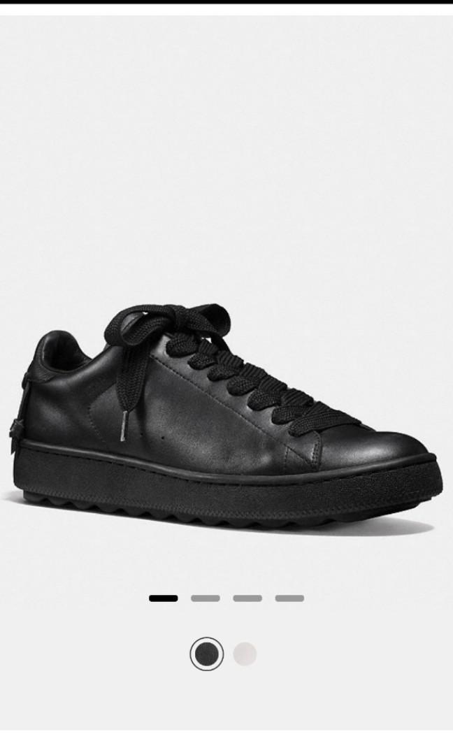 Coach leather tennis shoes Clearance