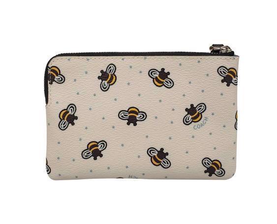 Coach bumble bee wristlet deals