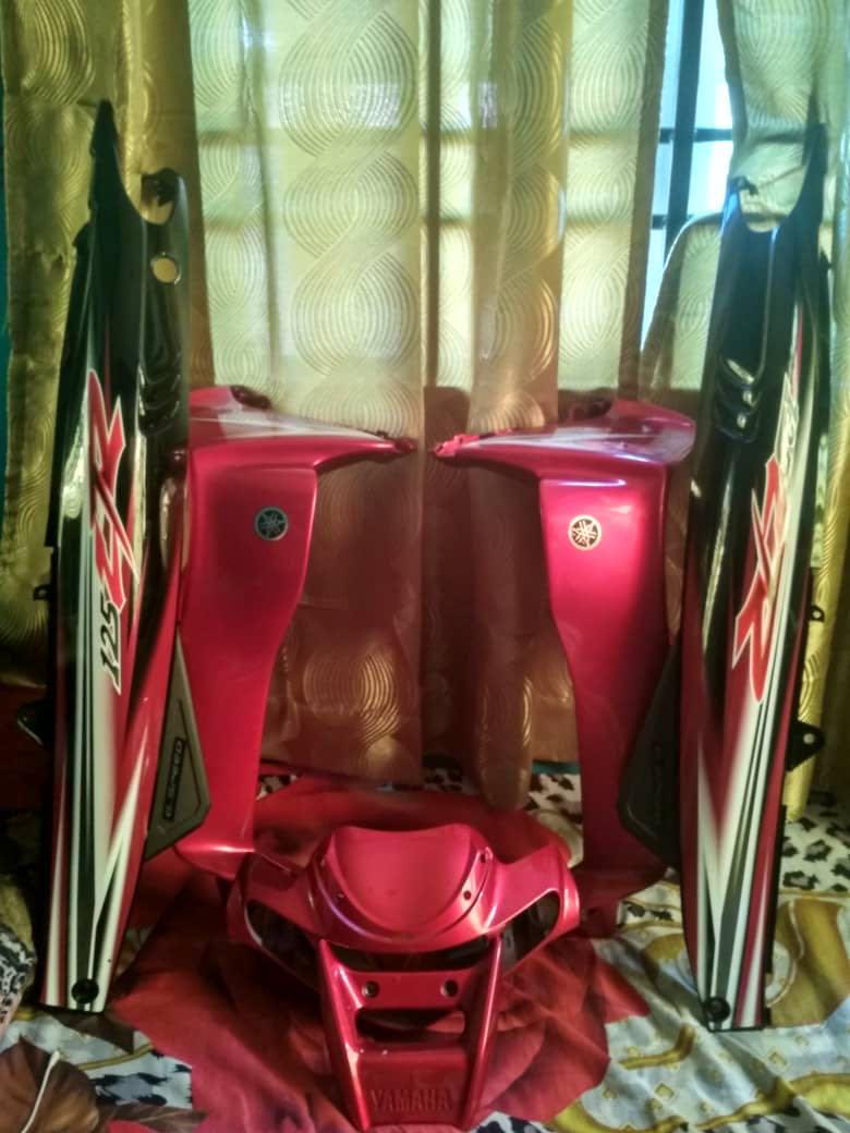 Coverset 125zr Merah Maroon Hly Auto Accessories On Carousell