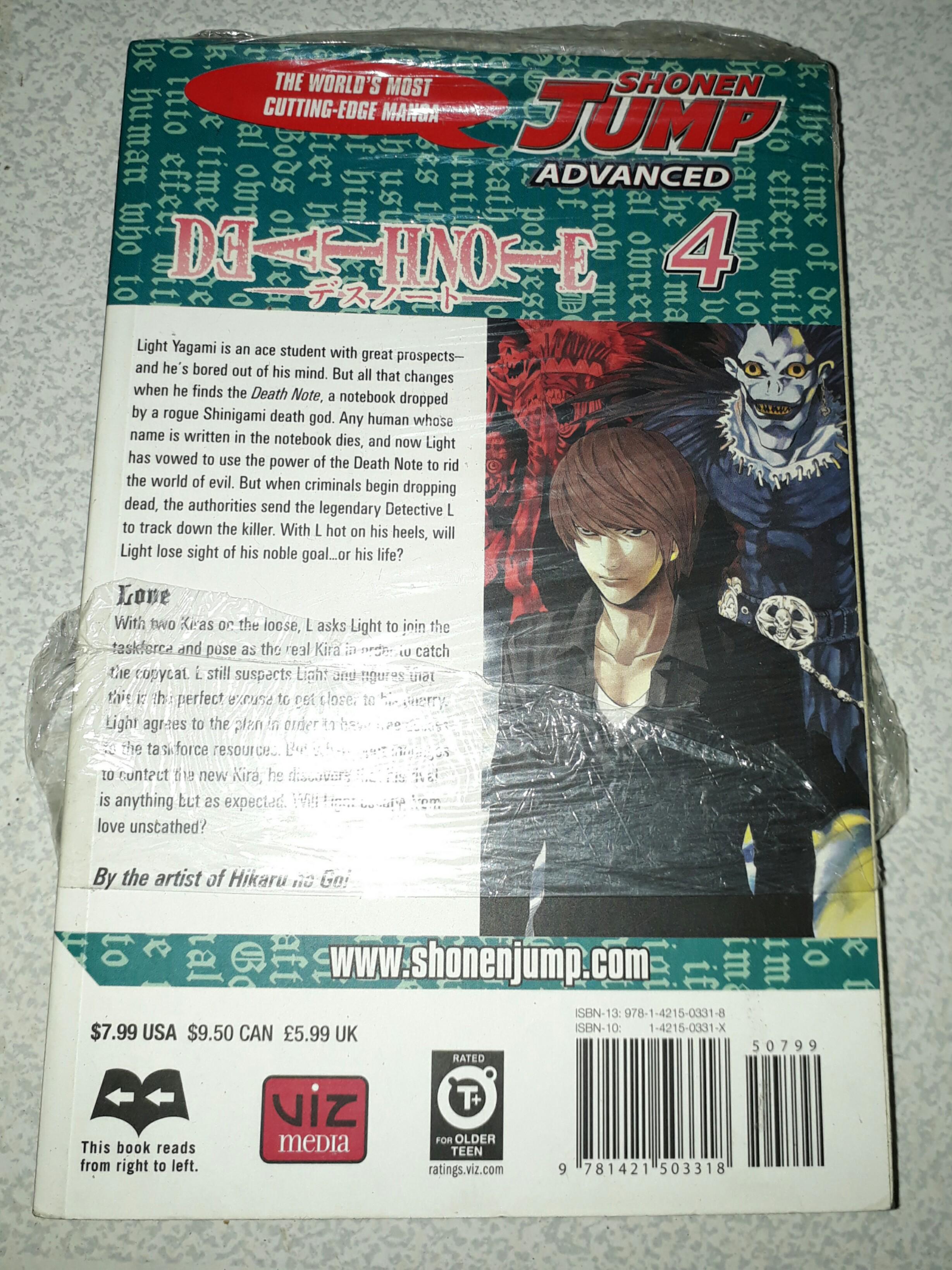 Death Note Volume 4 (Category: Comics & Manga) located in Quezon City. Submitted by exndrd (Listing ID 184854003, Image 2). Description: .
