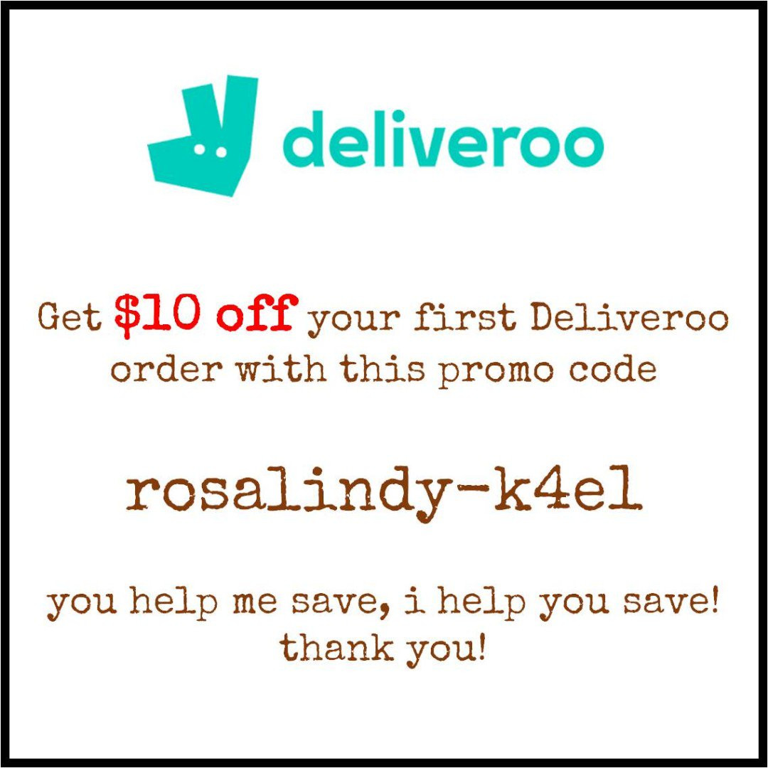 Deliveroo new account promo online