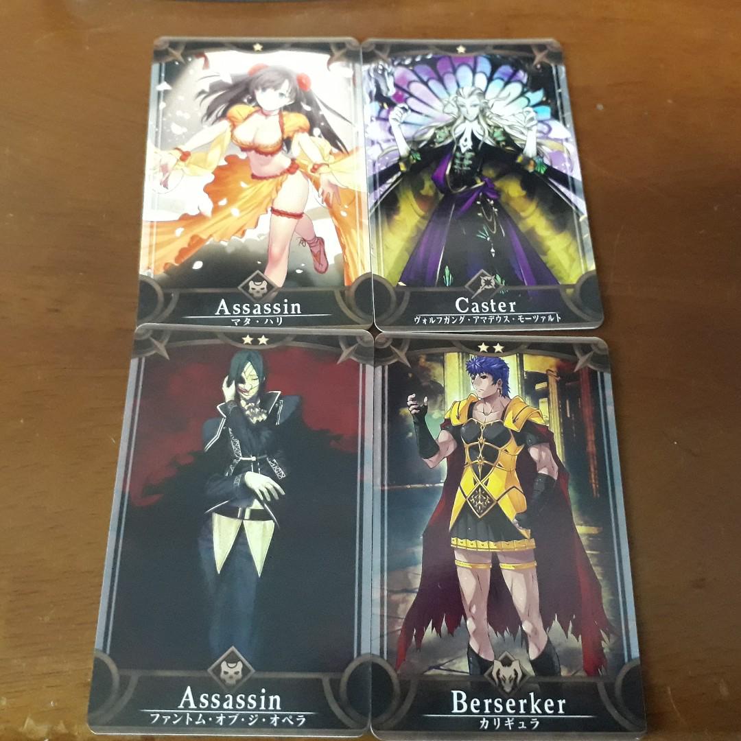 Fate Grand Order Arcade Fgo Bronze Cards Set 2 Video Gaming Gaming Accessories Game Gift Cards Accounts On Carousell