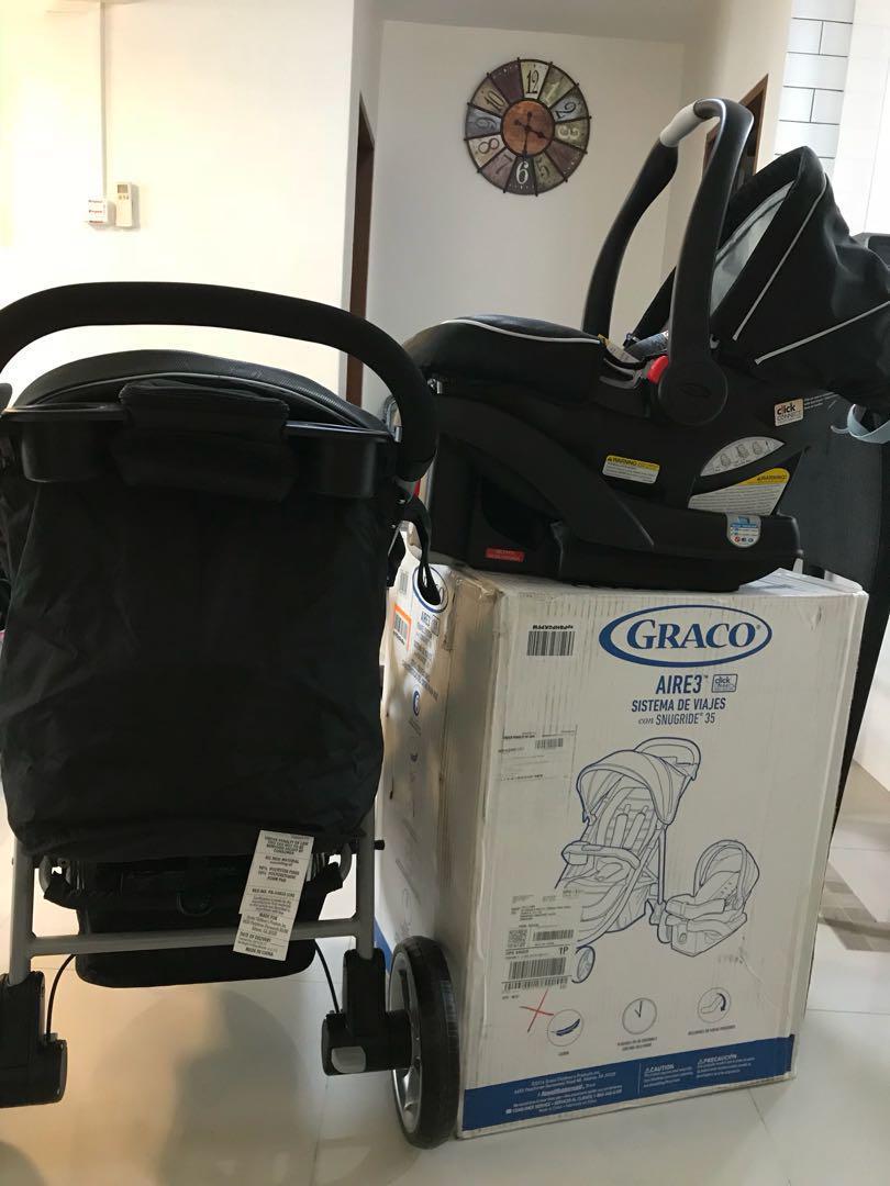 Graco Aire 3 Travel System Babies Kids Going Out Strollers on Carousell