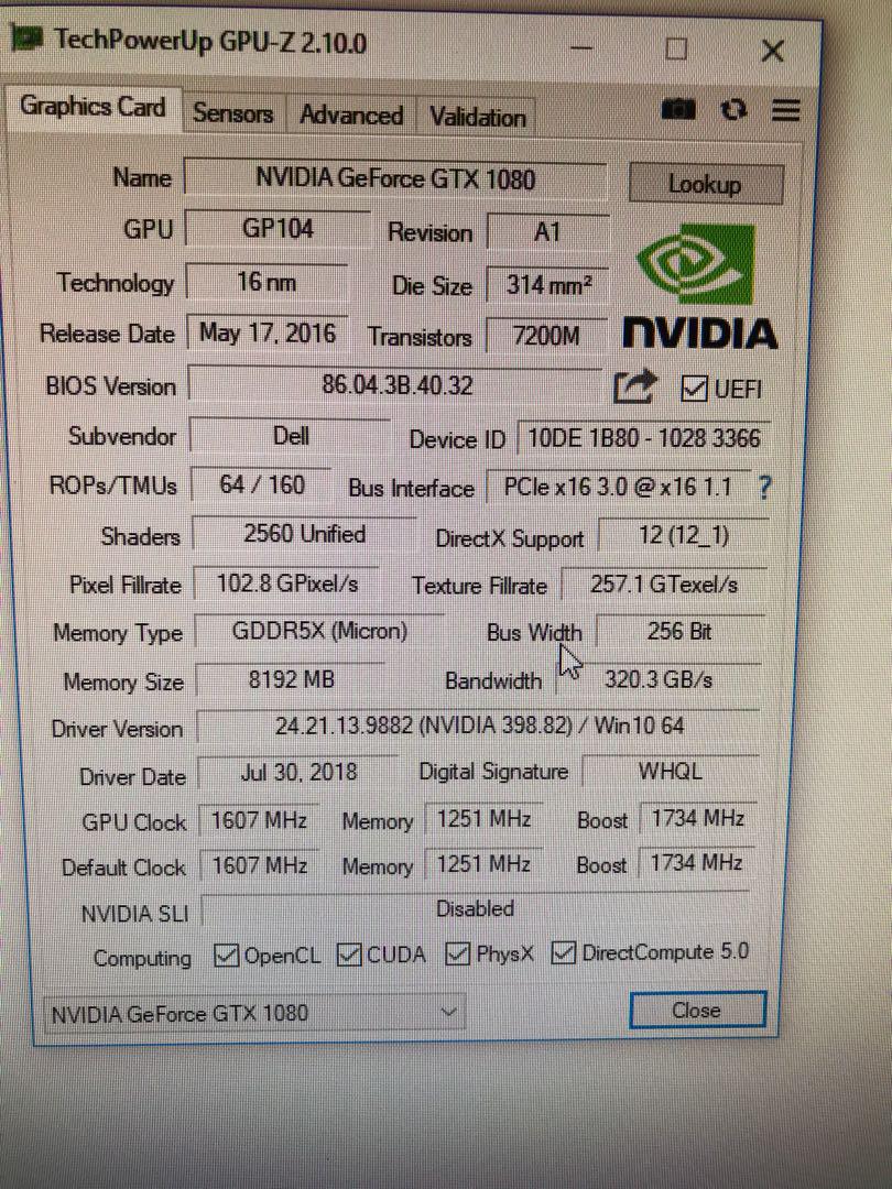 Gtx 1080 oem Computers Tech Parts Accessories Computer