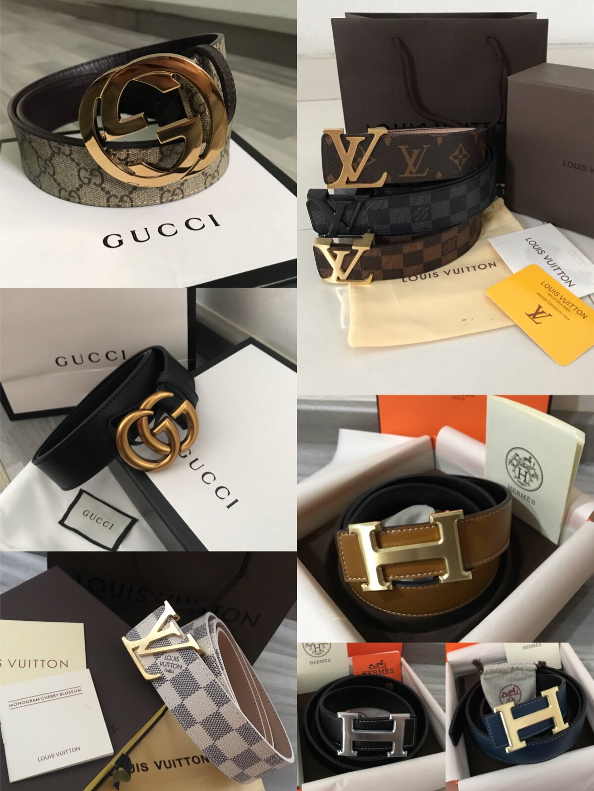 gucci vs lv belt