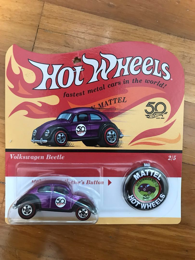 Hot wheels 50th anniversary volkswagen beetle best sale