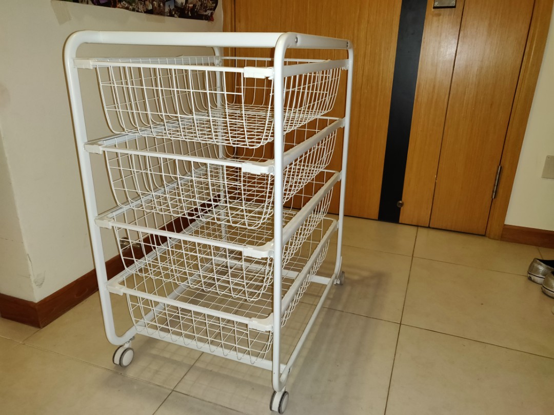 IKEA storage trolley, Furniture & Home Living, Home Improvement