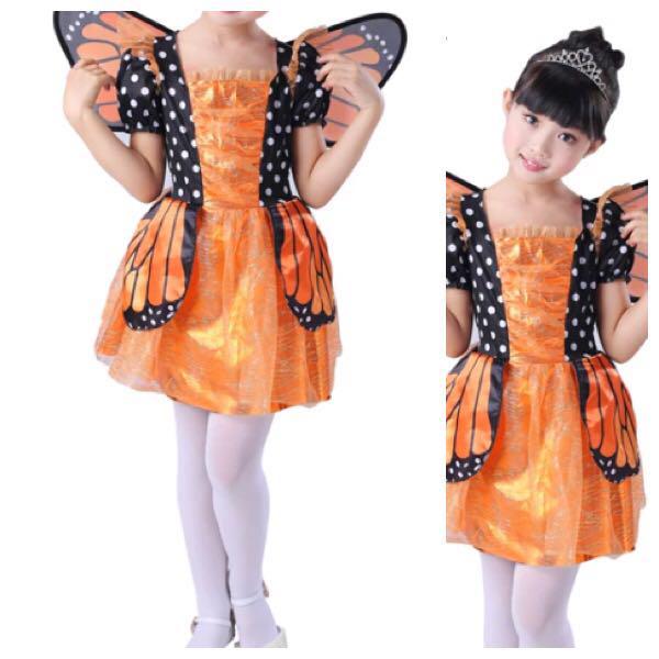In Stock Butterfly Dress Girl Butterfly Costume Insect Costume Fancy Dress Halloween Costume Children S Day Costume Animal Costume Enchanted Garden Costume Halloween Costume Babies Kids Girls Apparel 4 To 7 Years