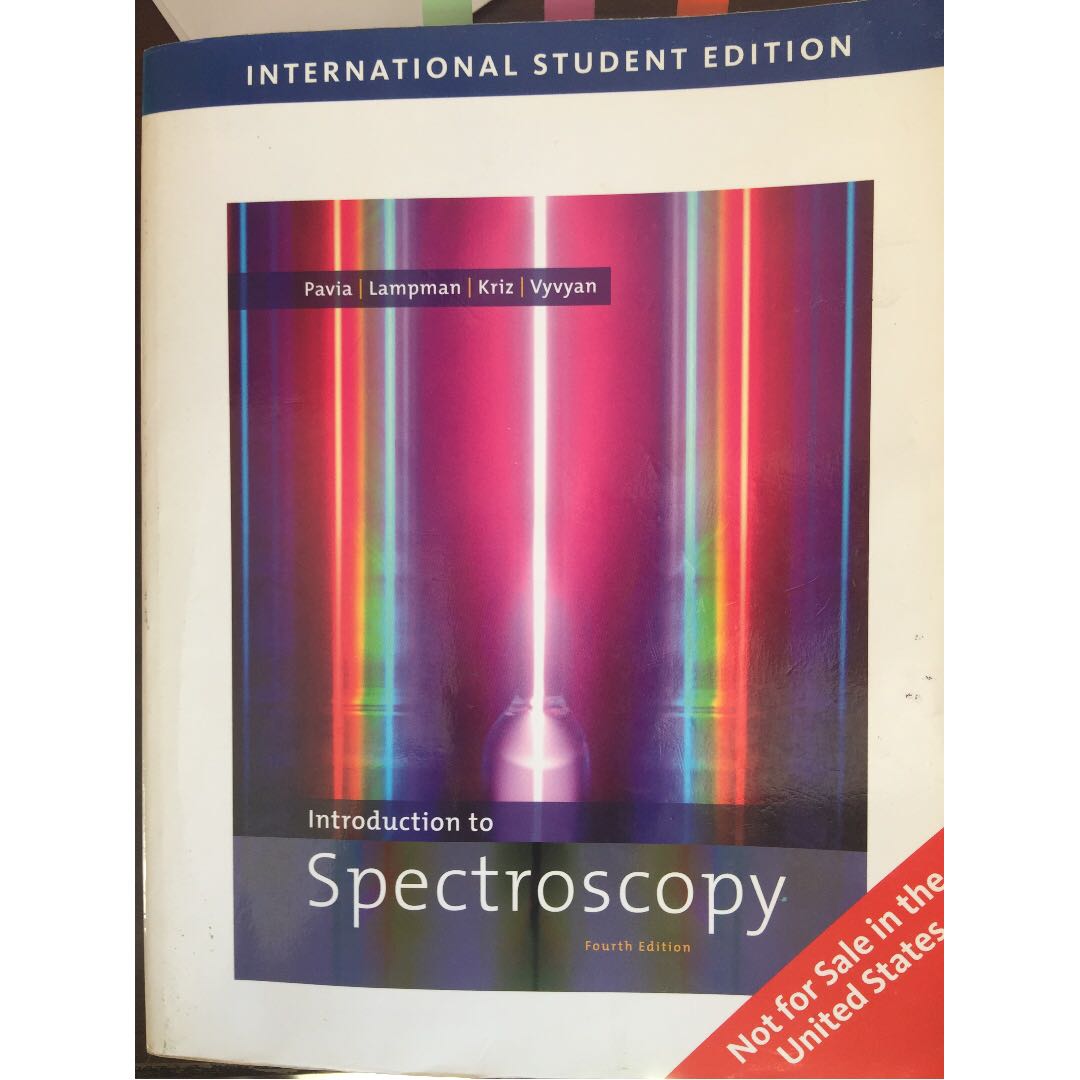 Intro to Spectroscopy (NUS/NTU Chemistry), Hobbies & Toys, Books