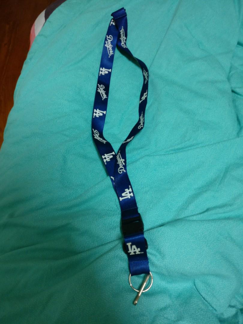 Genuine Authentic Licensed Dodgers Two Tone Sports Lanyard Blue