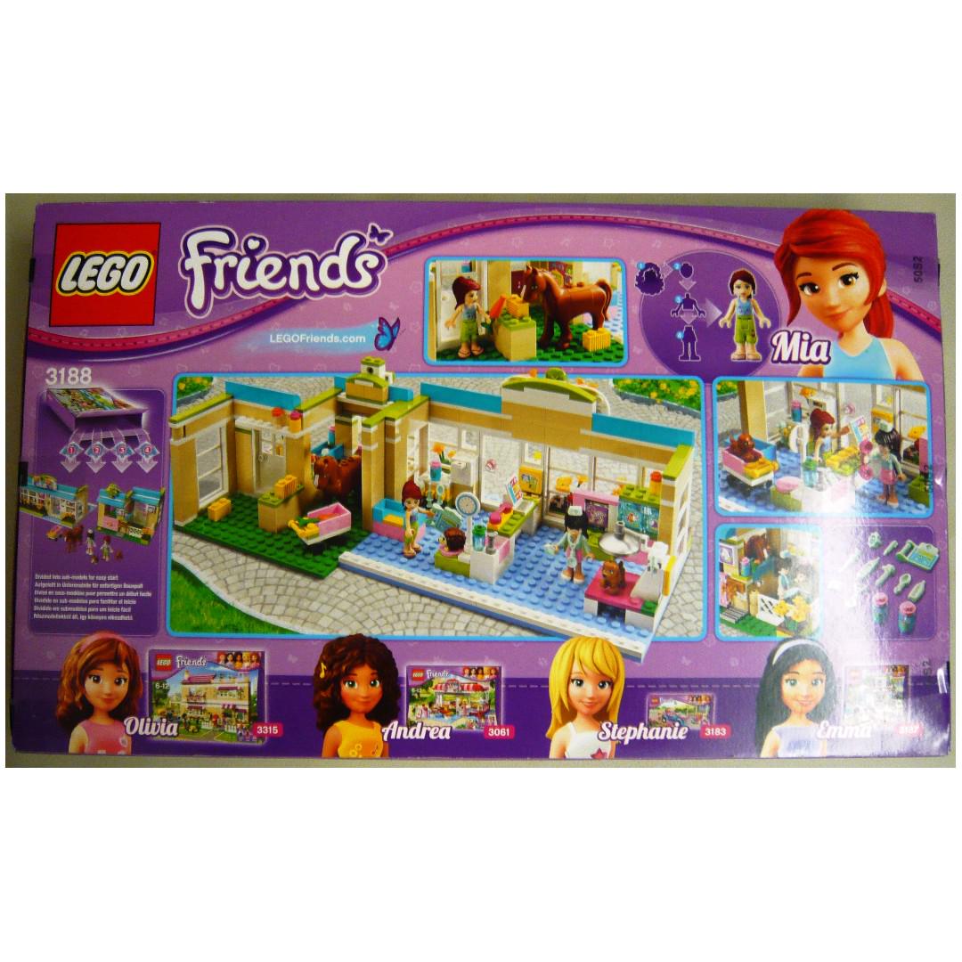 lego friends heartlake vet 3188