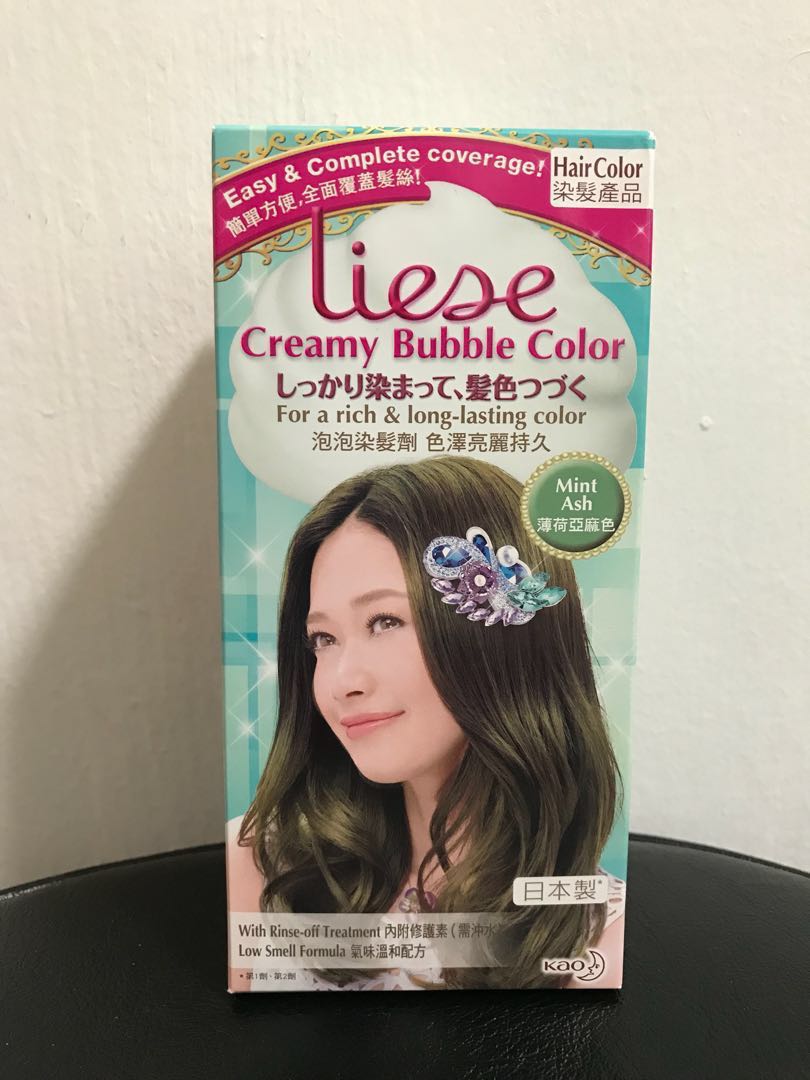 Liese Hair Dye Mint Ash Colour Beauty Personal Care Hair On Carousell Liese Hair Dye Mint Ash Colour Beauty Personal Care Hair On Carousell