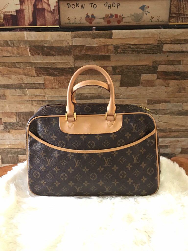 Louis Vuitton Damier Ebene Deauville. Made in France. Date code: MB0072,  Luxury, Bags & Wallets on Carousell