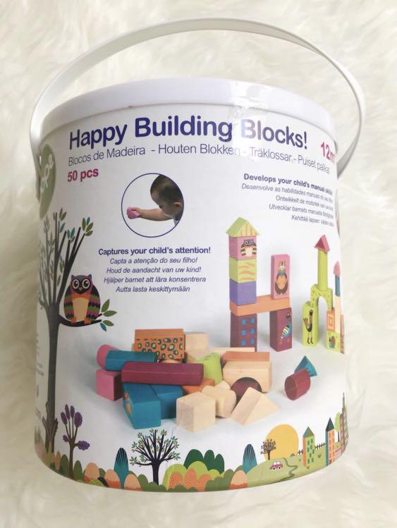 MauCoach Oops Happy Building Block Mainan Bayi Bayi Anak