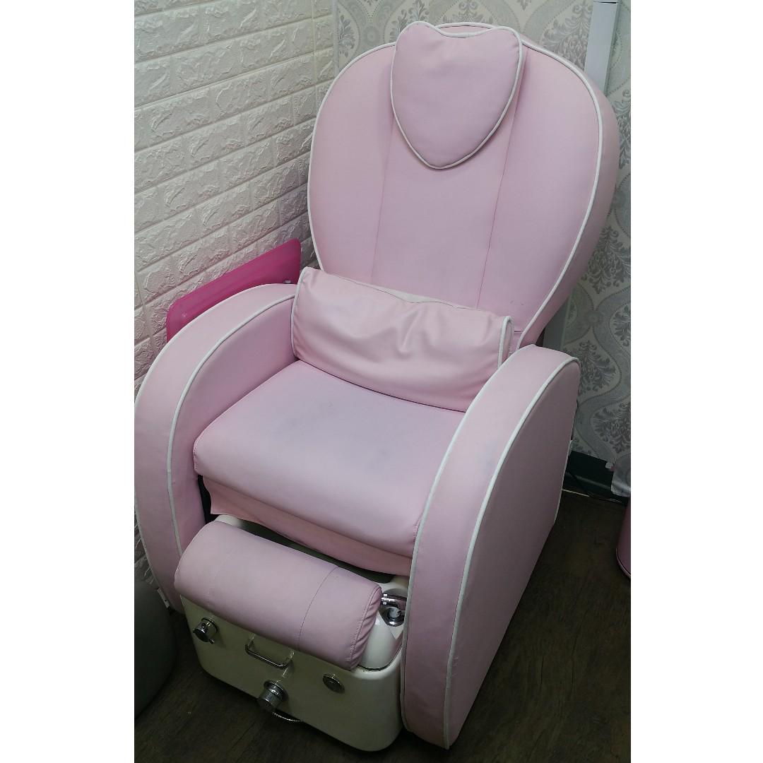 Manicure Pedicure Chair With Foot Bath Health Beauty