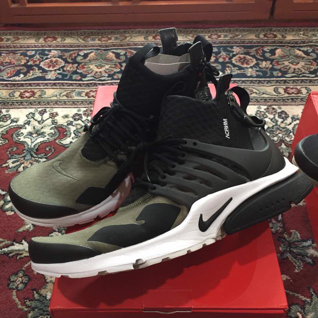 Nike Air Presto acronym olive size L, Men's Fashion, Footwear, Sneakers Carousell