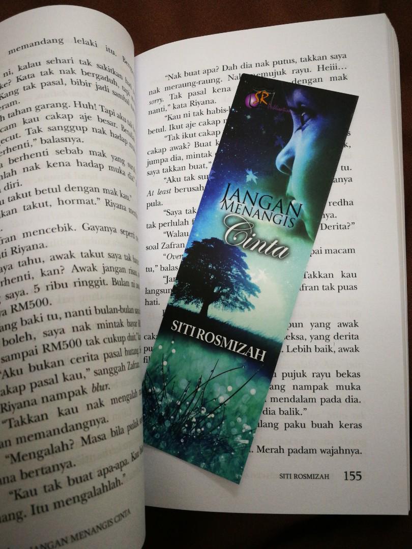 Novel Jangan Menangis Cinta Siti Rosmizah Books Amp Stationery