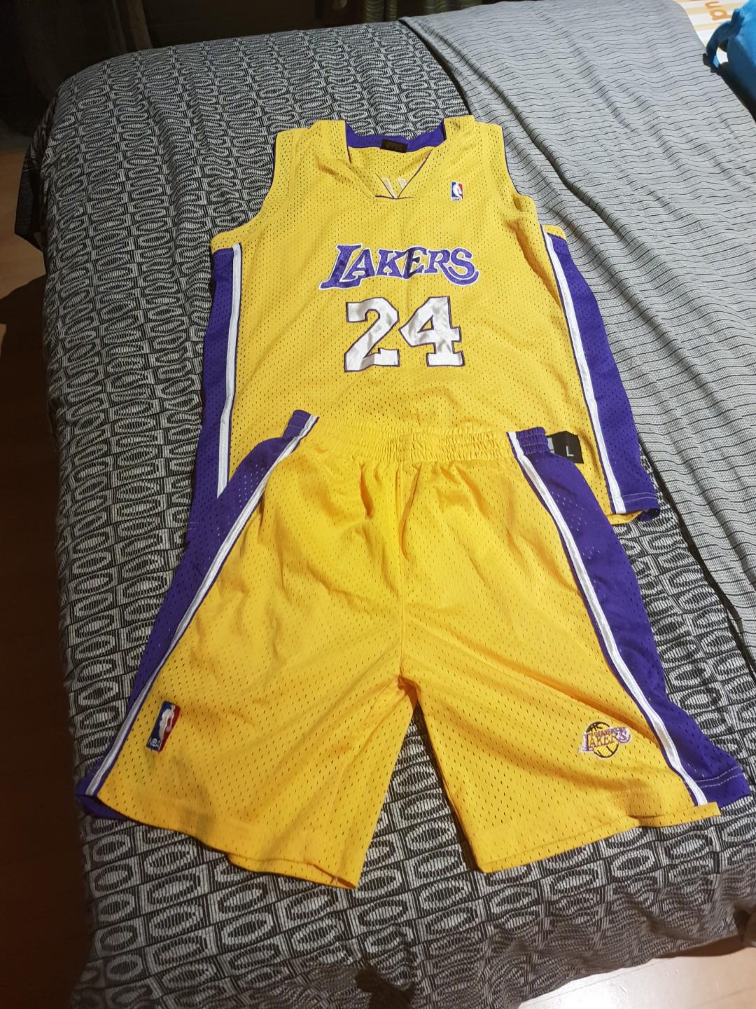 kobe bryant jersey and shorts