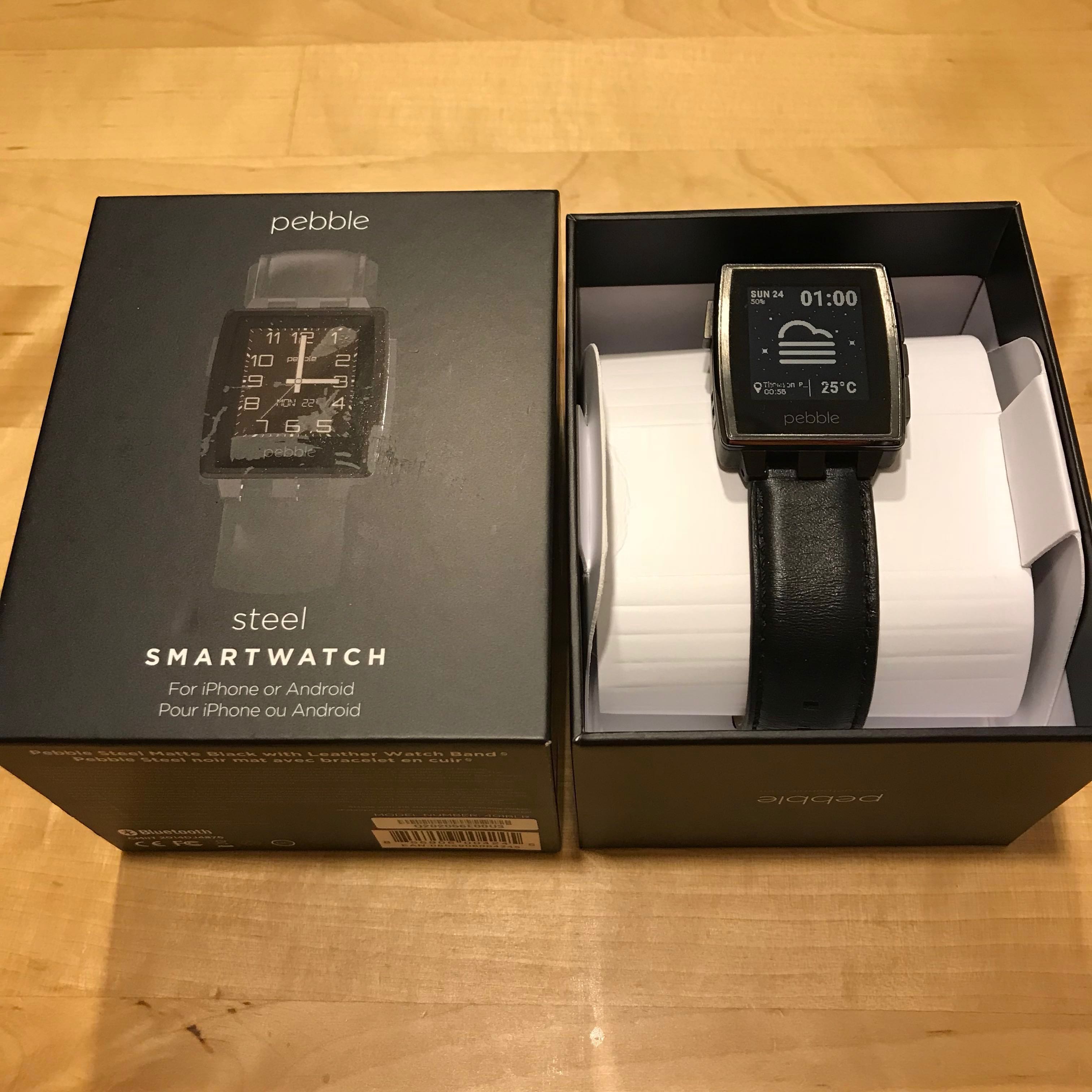 pebble smartwatch box