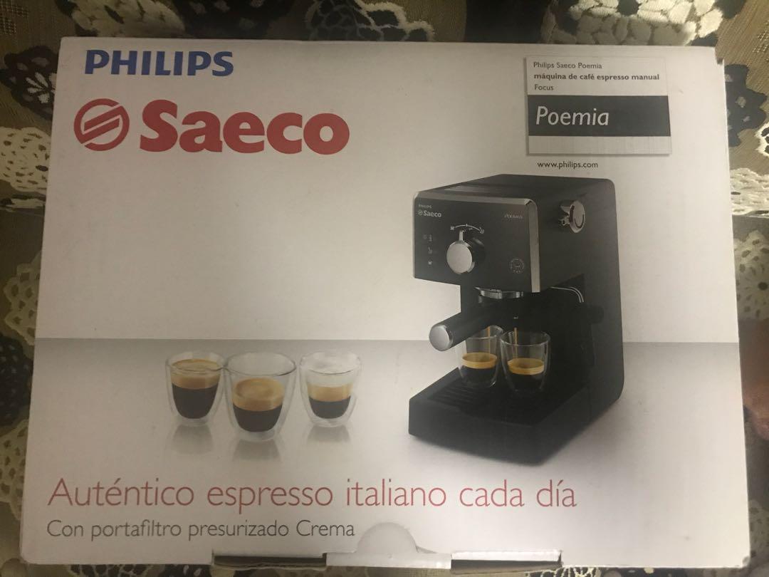 Philips Saeco Poemia Manual Espresso Machine, TV & Home Appliances