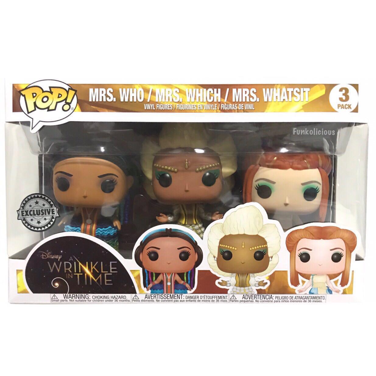 Pop ! Disney A Wrinkle In Time Mrs Who / Mrs Which / Mrs Whatsit 3