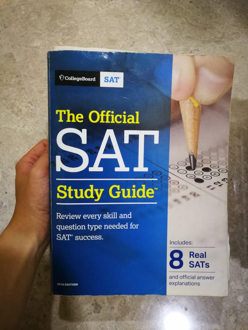 SAT Study Guide (Category: Assessment Books) located in Singapore. Submitted by nashlee (Listing ID 184732574, Image 1). Description: Pages within contain previous annotations..