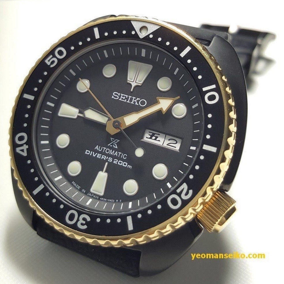 HOLD)Seiko SBDY004 Black Golden Turtle, Mobile Phones & Gadgets, Wearables  & Smart Watches on Carousell