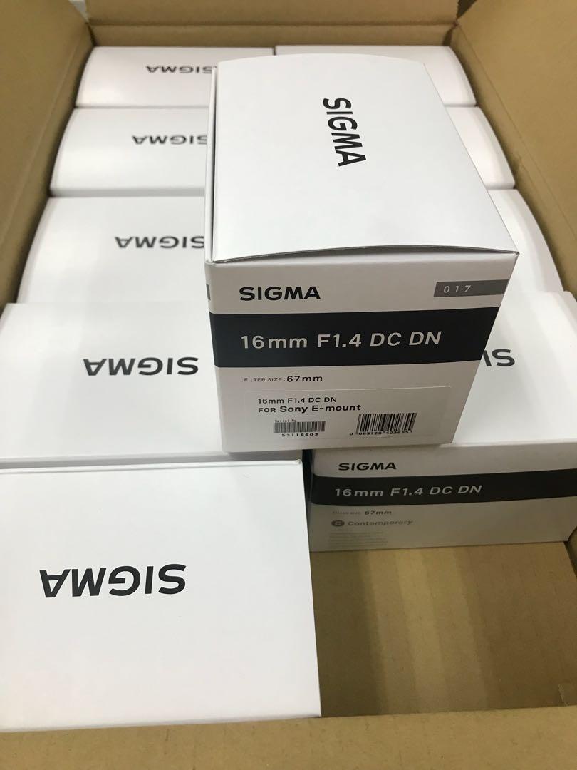 Sigma 16mm 1.4 DC DN (Category: Lens & Kits) located in Pasay City. Submitted by shansey21 (Listing ID 184762151, Image 2). Description: Sigma 16mm 1.4 dc dn for sony-e 25,000 Bnew 3 years warranty. Local warranty Pm me 09985857225.