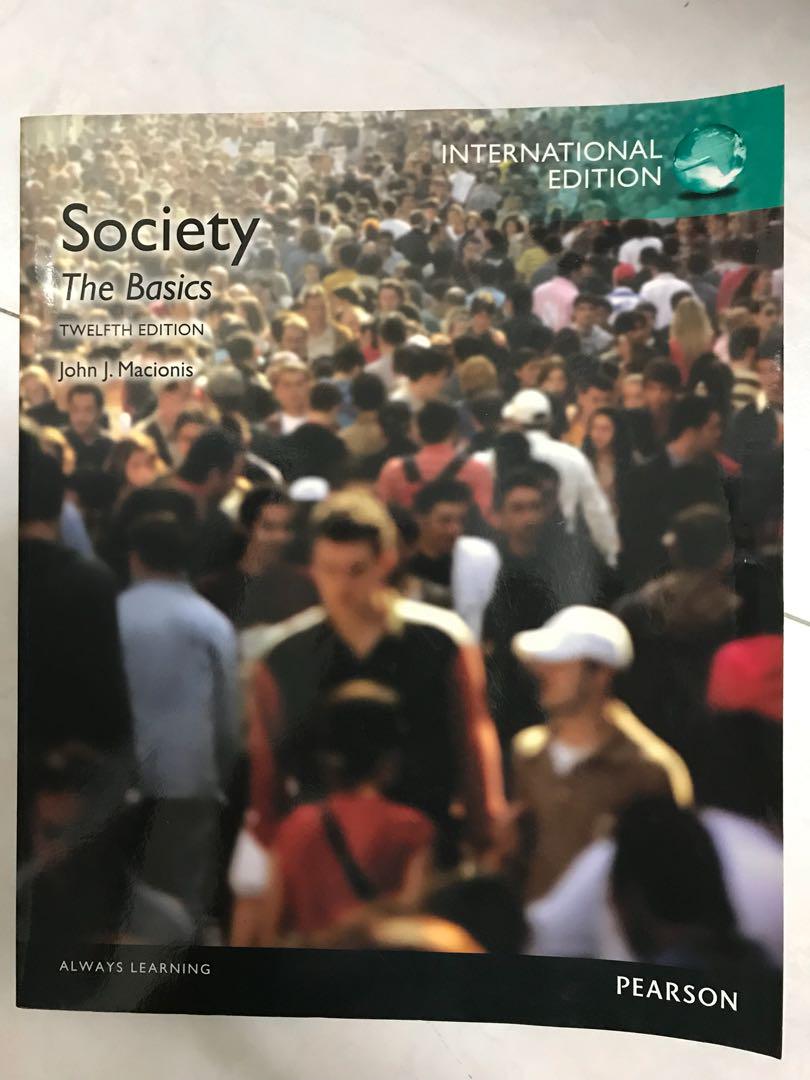 Society The Basics Textbook Books Stationery Textbooks