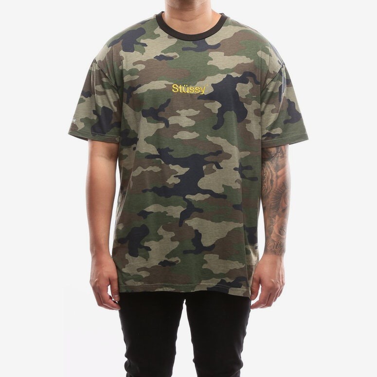 Stussy Camo SS Tee ORIGINAL, Fesyen 