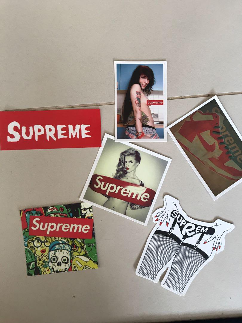 Supreme stickers girl discount