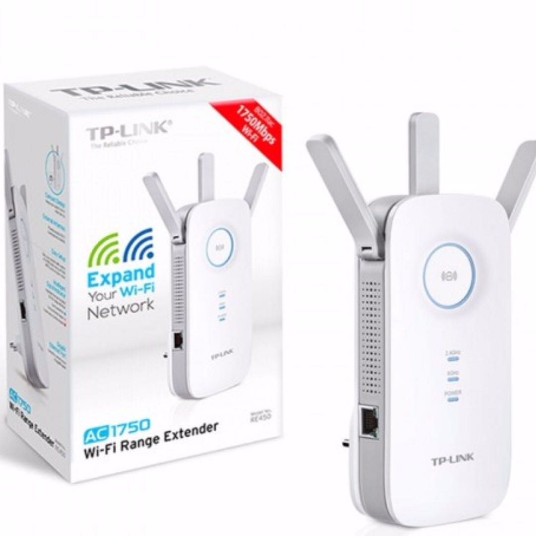 Tp Link Re450 Ac1750 Wi Fi Range Extender Electronics Computer Parts Accessories On Carousell