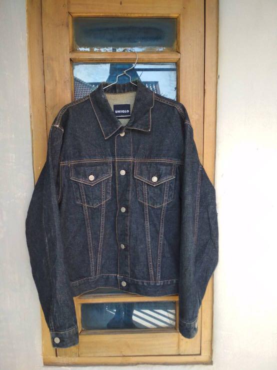 Trucker Jacket Jeans Uniqlo Raw Denim 