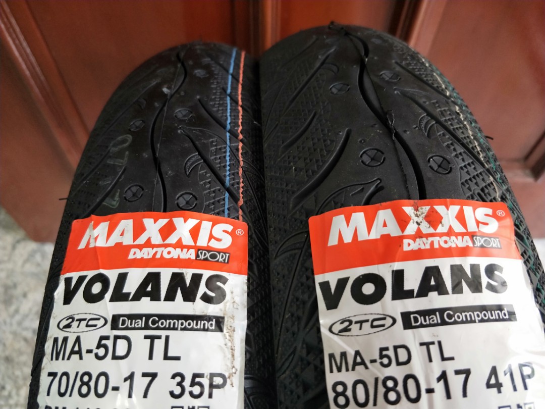 Maxxis Volans 70/80 80/80 17 Tubeless Yamaha Sniper Nova Mhr Racing Boy ...