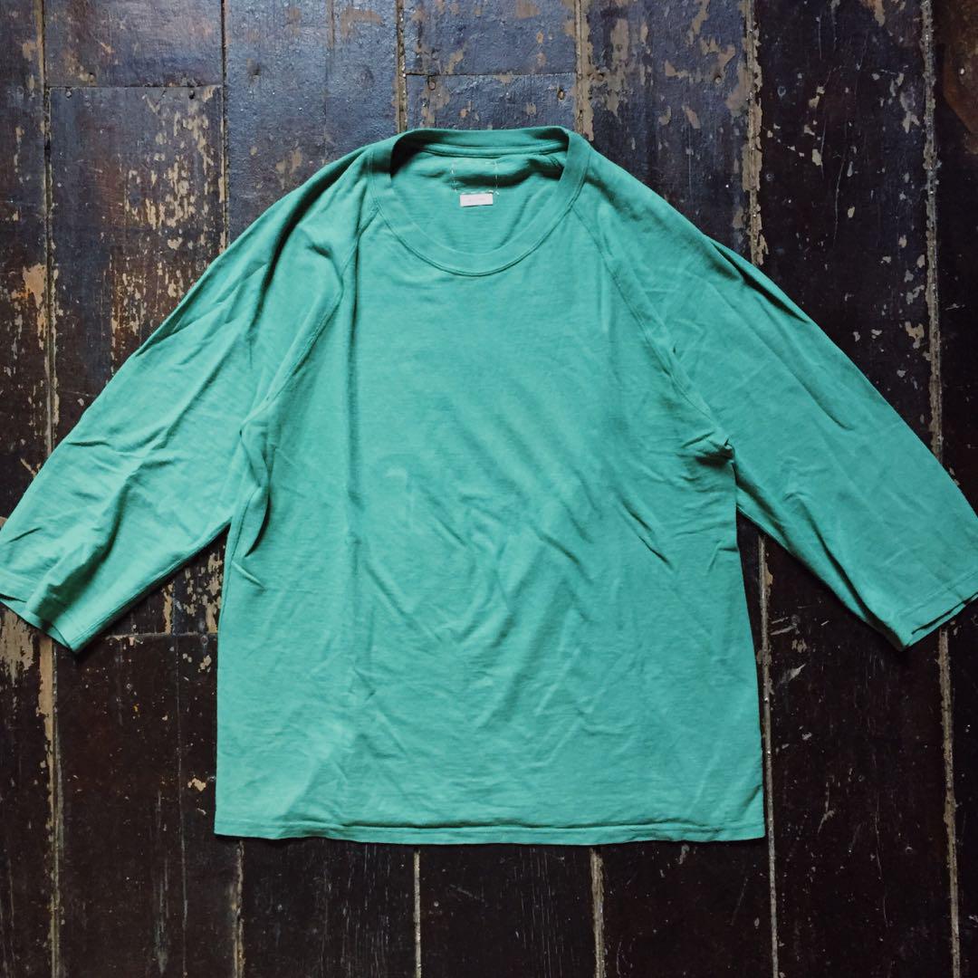 Visvim clubhouse tee 3/4 veggie dye green