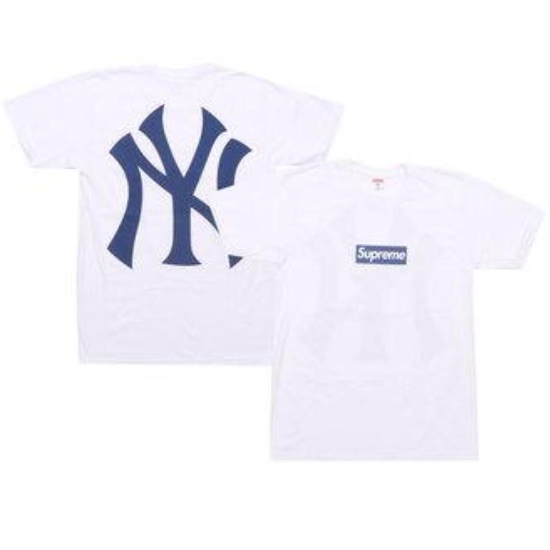 Supreme Men's Yankees Box Logo Tee