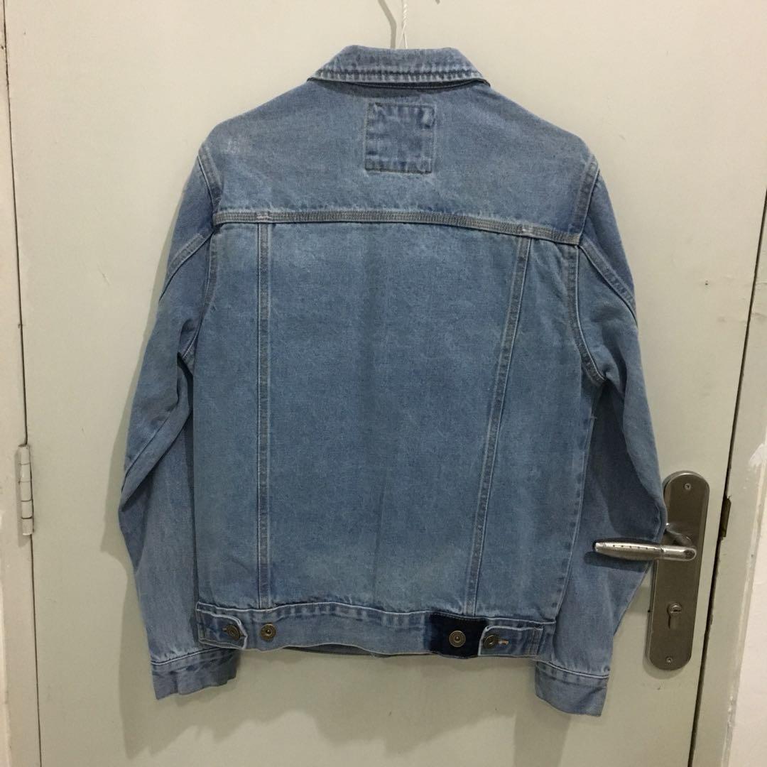 Zara 1975 Denim Jacket Size S, Fesyen Pria, Pakaian di Carousell