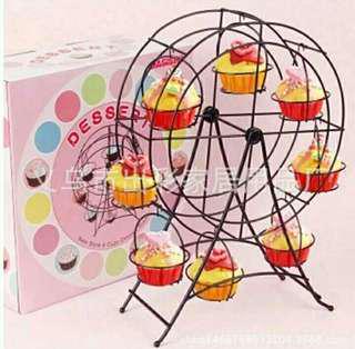 dessert cup cake wheel stand