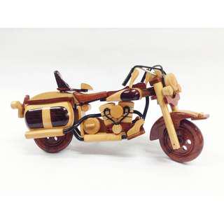 Wooden Motorcycle Decor