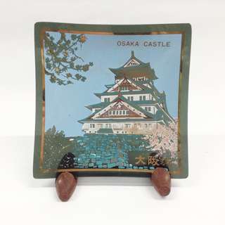 Osaka Castle Plate Decoration