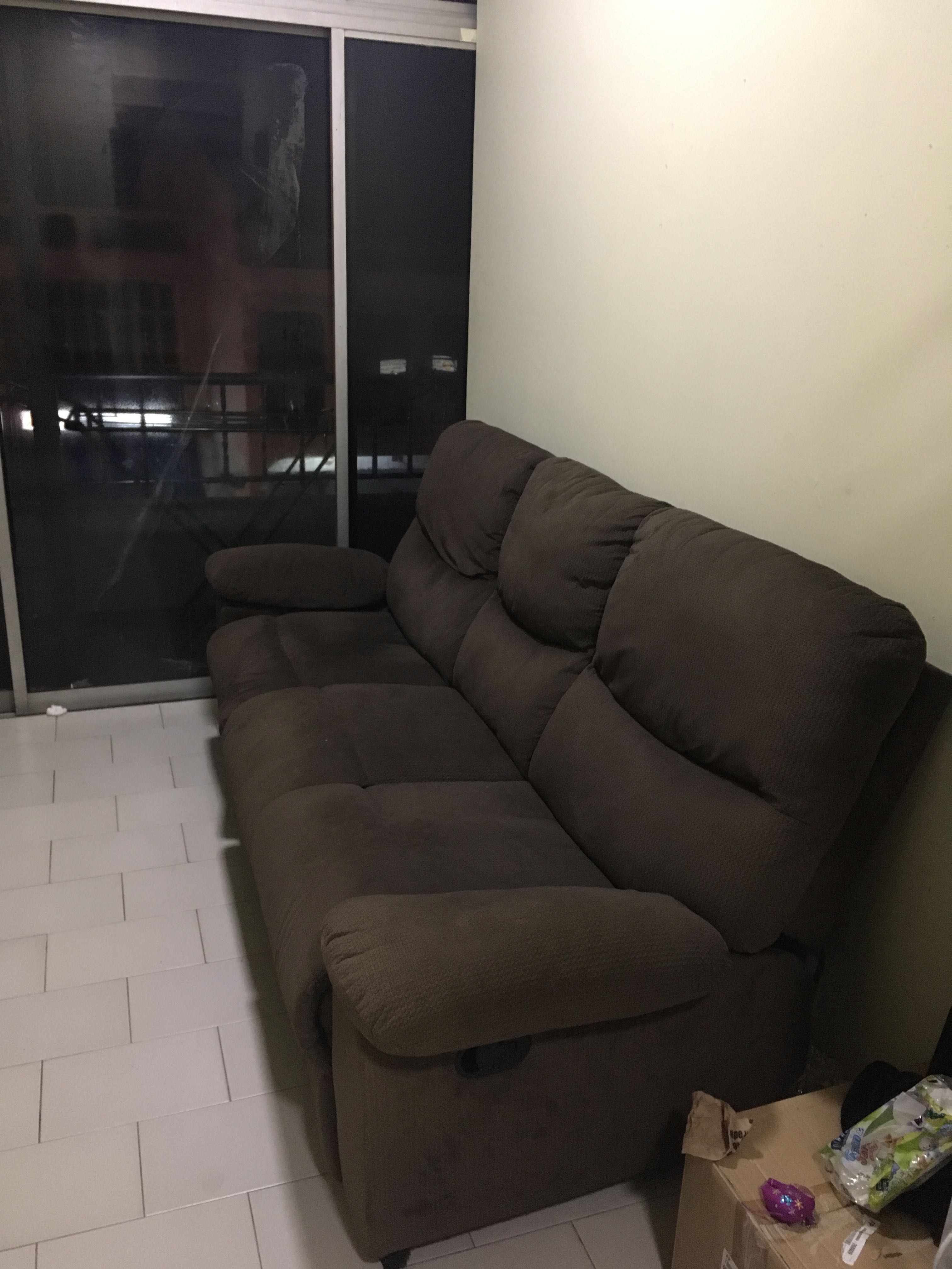 3 Seater Recliner Sofa Singapore Baci Living Room