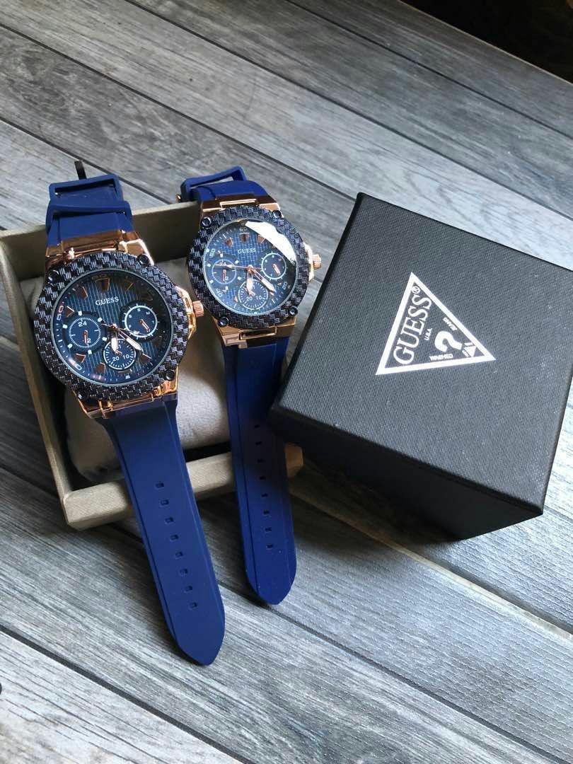 GUESS COUPLE Luxury Watches on Carousell