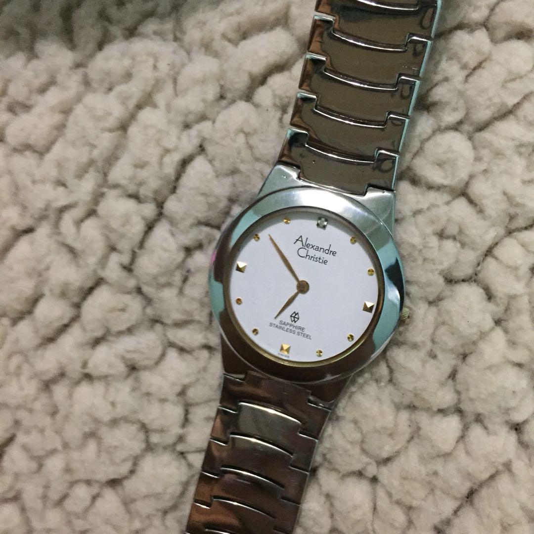Alexandre christie sapphire watch price clearance