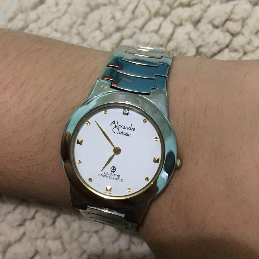 Alexandre christie sapphire watch price discount