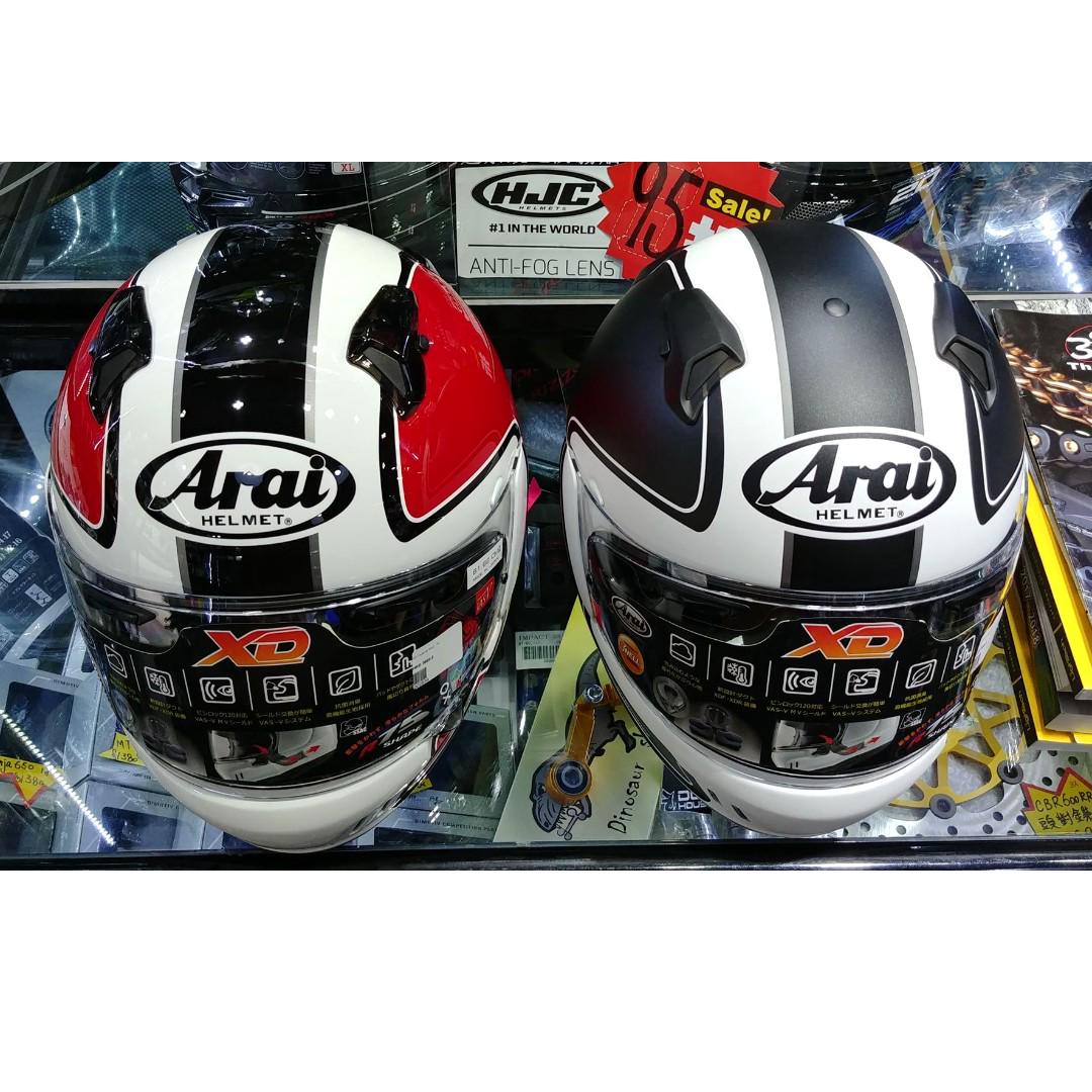 arai XD 恥ずかしく OUTLINE RED