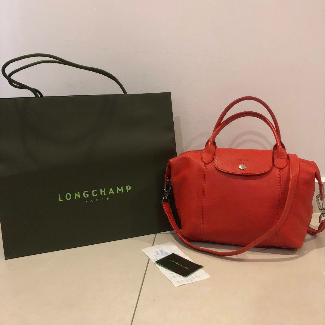 longchamp cuir small size