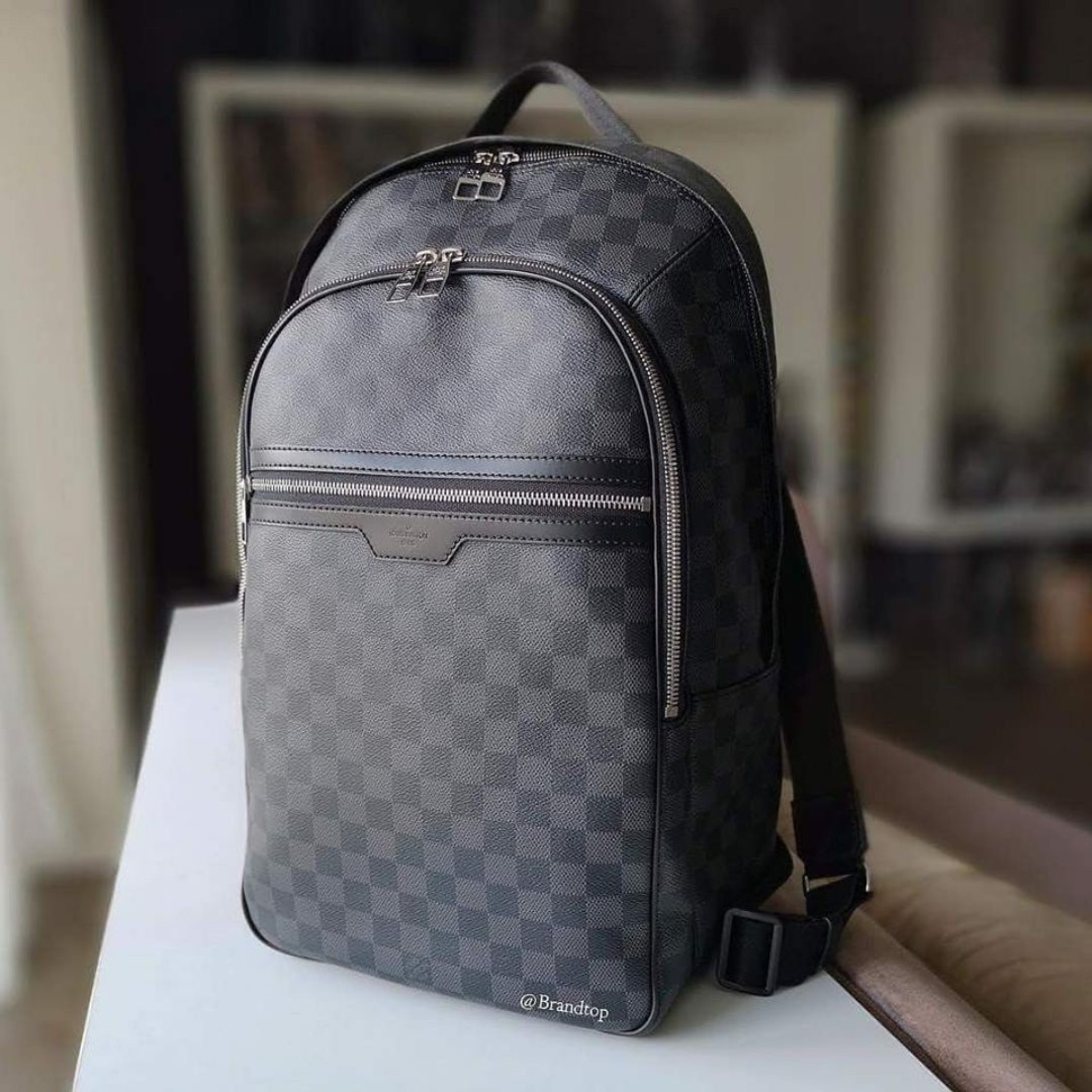 LV Michael damier backpack, Luxury, Bags & Wallets on Carousell