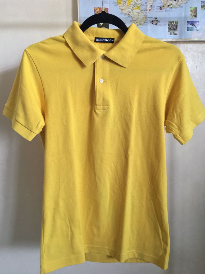 Baleno Yellow Polo Shirt, Men's Fashion, Tops & Sets, Tshirts & Polo ...